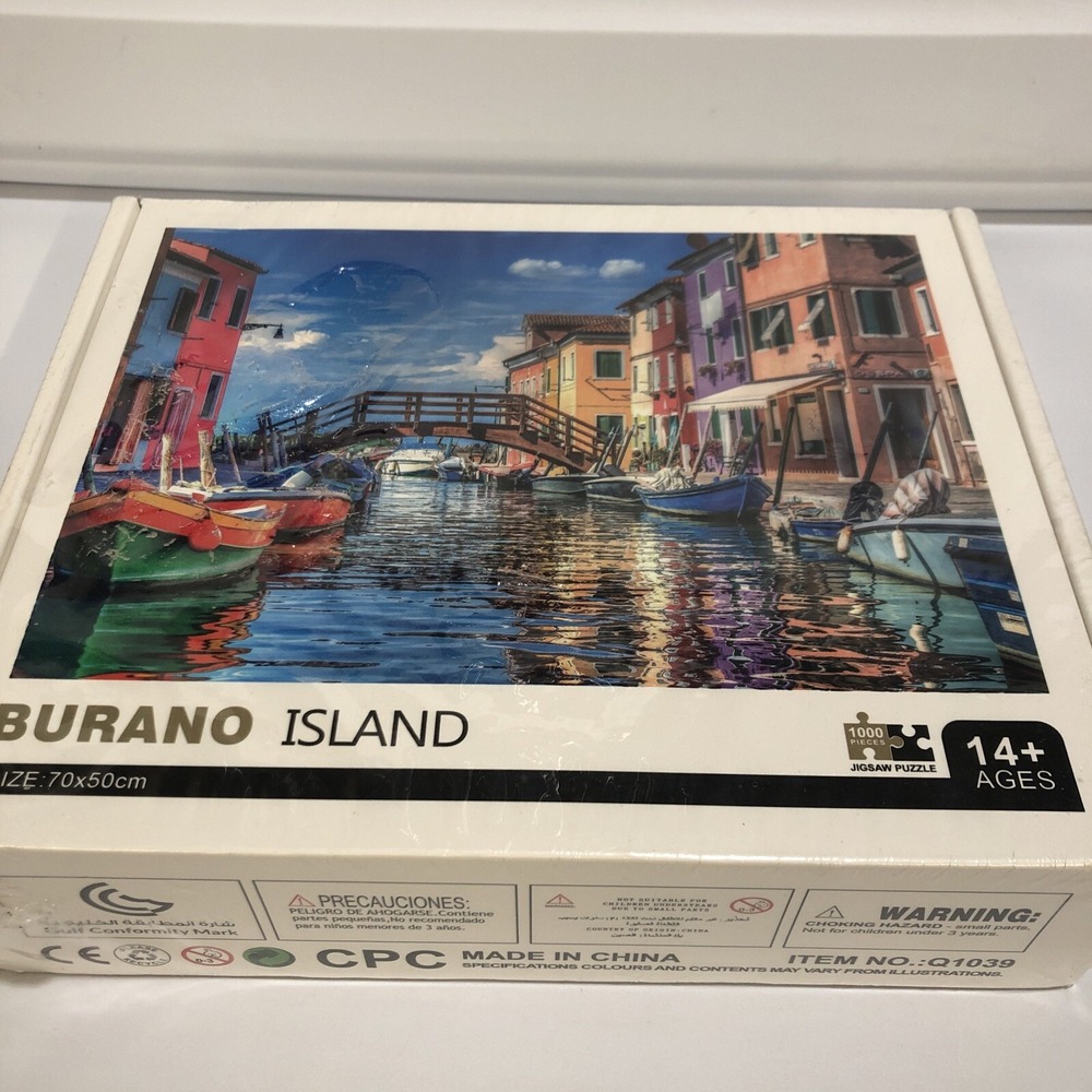 BURANO ISLAND 1000 PC‎ Puzzle 70x50cm Culture Factory Sealed